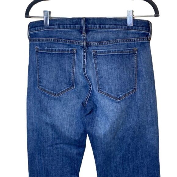 PacSun dark wash girlfriend stretch jeans with raw hem size 28 - Picture 6 of 16